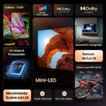 TV Mini LED 85" - Hisense 85U7Q, UHD 4K, Subwoofer integrado, 144 Hz, Hi-View IA Pro, Dolby Vusion IQ & Dolby Atmos, Negro - Imagen 5