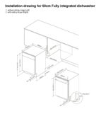 Lavavajillas integrable - Midea MID60S110.1, 12 Servicios, 4 Programas, 59.8 cm, Sin panelar - Imagen 2
