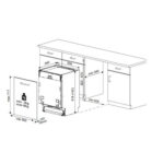 Lavavajillas integrable - Beko BDIN38650C | 7635102477, Motor ProSmart,DeepWash 60 cm, Inox - Imagen 2