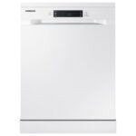 Lavavajillas - Samsung DW60CG550FWQET, 14 servicios, 7 programas, 59.8 cm, Bandeja de cubiertos, Blanco