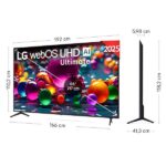TV LED 86" - LG 86UA75006LA, UHD 4K, Procesador Inteligente α7 AI Processor 4K Gen8, Smart TV, DVB-T2 (H.265), Charcoal Black - Imagen 2