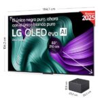TV OLED 83" - LG OLED83M59LA, UHD 4K Inalámbrico, Procesador Inteligente α11 AI Processor 4K Gen2, Smart TV, DVB-T2 (H.265), Rocky Black - Imagen 9