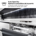 Lavavajillas - LG DF375HMS, 14 servicios, 10 programas, 60 cm, LED táctil, Tercera bandeja, TrueSteam™, QuadWash™, Acero negro grafito antihuellas - Imagen 10