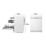 Lavavajillas - LG DF273FW, 14 servicios, 10 programas, 60 cm, QuadWash™, Blanco - Imagen 3