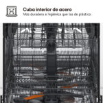 Lavavajillas - LG DF273FW, 14 servicios, 10 programas, 60 cm, QuadWash™, Blanco - Imagen 8