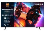 TV Mini LED 55" - Philips Ambilight TV 55MLED920 4K QD MiniLED 139cm 55" Smart TV Dolby Vision y Dolby Atmos Titan OS, Negro