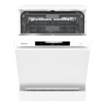 Lavavajillas - Hisense HS643C90W, 16 servicios, 6 programas, 59.9 cm, Tercera bandeja, Apertura automática, Blanco - Imagen 4