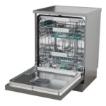 Lavavajillas - Hisense HS673A90X, 16 servicios, 7 programas, 59.9 cm, Conectividad Wi Fi, Tercera bandeja, Inox - Imagen 4