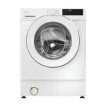 Lavadora integrable - Candy BC448M4D8J-S, 8 kg, Motor Inverter, 1400 rpm, 16 programas, Wi-Fi, Blanco