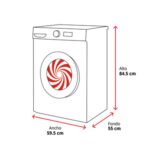 Lavadora secadora - Hisense WD5I1045BWQ, 10.5/6 Kg, iFit, WiFi, Programa especial mascotas, Blanco - Imagen 2