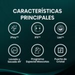 Lavadora secadora - Hisense WD5I1045BWQ, 10.5/6 Kg, iFit, WiFi, Programa especial mascotas, Blanco - Imagen 4