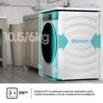 Lavadora secadora - Hisense WD5I1045BWQ, 10.5/6 Kg, iFit, WiFi, Programa especial mascotas, Blanco - Imagen 7