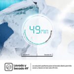 Lavadora secadora - Hisense WD5I1045BWQ, 10.5/6 Kg, iFit, WiFi, Programa especial mascotas, Blanco - Imagen 9