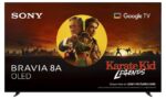 TV OLED 65" - Sony BRAVIA 8A, 4K UHD HDR, Google Smart TV, Gaming PS5, IMAX Enhanced, Dolby Atmos/Vision, Chromecast, Apple Airplay, 120Hz, 65XR8A