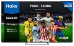 TV Mini-LED 55" - Haier M80 Series H55M80FUX, Smart TV (Google TV), 4K Dolby Vision, Dolby Atmos, KEF 60W 2.1, 4x HDMI 2.1, Negro