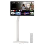 TV LED 32" - LG Smart Monitor Swing 32U889SA-W, UHD 4K, Táctil, Smart TV, IPS, USB Tipo-C, webOS 24, Blanco
