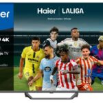 TV QLED 50" - Haier S80 Series H50S80FUX, Smart TV (Google TV), 4K HDR10, 4x HDMI 2.1, Sonido 44W, Dolby Audio, Negro