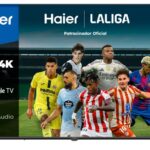 TV LED 55" - Haier K85 Series H55K85FUX, Smart TV (Google TV), 4K HDR10, 4x HDMI 2.1, Sonido 43W, Dolby Audio, Negro