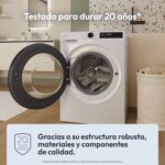 Lavadora carga frontal - Candy BR 48SBL6-S, 8 kg, 1400 rpm, 16 Programas, Inverter, WiFi y Bluetooth, Blanco - Imagen 5