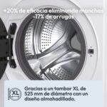 Lavadora carga frontal - Candy BR 48SBL6-S, 8 kg, 1400 rpm, 16 Programas, Inverter, WiFi y Bluetooth, Blanco - Imagen 6