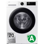 Lavadora carga frontal - Samsung WW10FG5U34AEEC, 10 kg, 1400 rpm, 16 programas, AI EcoBubble™ Clase A, Blanco
