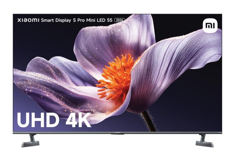 1606564-img1-1 TV Mini LED 55" - Xiaomi TV S Pro Mini LED, UHD 4K, HDR10+, Quad cortex A73, Smart TV (Google TV), DVB-T2 (H.265), Gris Oscuro - Imagen 1