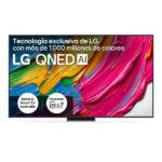 TV QNED 86" - LG 86QNED81A6A, UHD 4K, Procesador Inteligente α7 AI Processor 4K Gen8, Smart TV, DVB-T2 (H.265), Negro