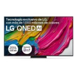 TV QNED 65" - LG 65QNED81A6A, UHD 4K, Procesador Inteligente α7 AI Processor 4K Gen8, Smart TV, DVB-T2 (H.265), Negro