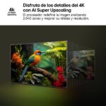 TV QNED 65" - LG 65QNED81A6A, UHD 4K, Procesador Inteligente α7 AI Processor 4K Gen8, Smart TV, DVB-T2 (H.265), Negro - Imagen 8