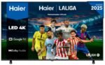 TV LED 75" - Haier K85 Series H75K85FUX, Smart TV (Google TV), 4K HDR10, 4x HDMI 2.1, Dolby Audio, Dbx-tv, Negro