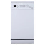 Lavavajillas compacto - Infiniton DIW-4510WD3, 10 Servicios, 7 Programas, 44.8 cm Ancho, Auto-Open, Blanco