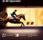 TV QLED - HISENSE 43E77Q, QLED 4K, 1, Smart TV, Negro - Imagen 6