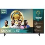 TV LED 40" - HISENSE 40A4Q, Full-HD, 1, Smart TV, DVB-T2 (H.265), Not available - Imagen 2