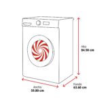 Lavadora carga frontal - Bosch WGG256ZAES, Serie 6, 10 Kg, 1600 RPM, 12 programas, Iron Assist anti arrugas, Acero antihuellas - Imagen 2