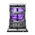 Lavavajillas - Haier Pro Shine Biovitae XF6B2M3BX, 16 servicios, 10 programas, 60 cm, Limpieza UV, Wi-Fi, Inox - Imagen 4