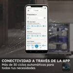 Lavavajillas - Haier Pro Shine Biovitae XF6B2M3BX, 16 servicios, 10 programas, 60 cm, Limpieza UV, Wi-Fi, Inox - Imagen 9