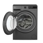 Lavadora carga frontal - CANDY BR 49SBL8G-S, 9 kg, 16 programas, Gris - Imagen 4