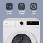 Lavadora secadora - Candy GWD 4968-S, 9kg/6kg, Motor Inverter SpeedDrive, 16 Programas, AI Silent Motion, Blanco - Imagen 5