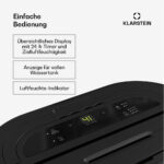 Deshumidificador - KLARSTEIN AeroDry 10L, 0 l, 15 m², Negro - Imagen 6