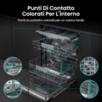 Lavavajillas integrable 60 cm - HISENSE 746058, 16 servicios, 8 programas, 59,8 cm, No aplicable - Imagen 7