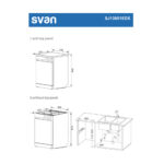 Lavavajillas libre instalación 60 cm - SVAN SJ13601EDX, 14 servicios, 6 programas, 59,8 cm, Inox - Imagen 7