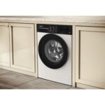 Lavadora carga frontal - Whirlpool WAM 27WB SPT, 12 kg, 1400 rpm, 15 Programas, Inverter, Tecnología 6th Sense, Rapid 28', Blanco - Imagen 9