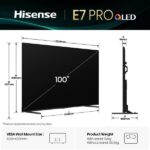 TV QLED 100" - HISENSE 85E7Q PRO, QLED 4K, Quad Core/MT9618, Smart TV, DVB-T2 (H.265), Negro - Imagen 2