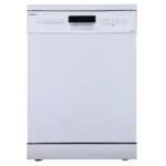 Lavavajillas - Infiniton DIW-6115BD3, 14 Servicios, 8 Programas, 59.8 cm Ancho, Automatic door opening, Blanco