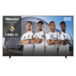 TV LED 85" - Hisense 85A6Q, UHD 4K, Quad Core/MT9603, IA 4K Upscaler, Modo Juego Plus, Control por voz, Negro