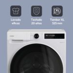 Lavadora secadora - Candy BWR 4128BL8-S, Motor Inverter SpeedDrive, 16 programas, 12 kg + 8 kg, Wi-Fi, Blanco - Imagen 7