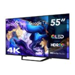 TV QLED 55" - SMART TECH 55QG06K2 Google TV, QLED 4K, ARM CA53 *4 TEE 1.5GHz, Smart TV, DVB-T2 (H.265), Negro - Imagen 2