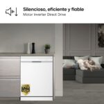 Lavavajillas - LG DF273FW, 14 servicios, 10 programas, 60 cm, QuadWash™, Blanco - Imagen 10