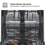 Lavavajillas - LG DF273FW, 14 servicios, 10 programas, 60 cm, QuadWash™, Blanco - Imagen 8