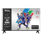 TV QLED - TCL S59K 43S59K, Full-HD, Smart TV, DVB-T2 (H.265), Metálico